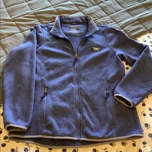 LL Bean fleece jacket sz Large